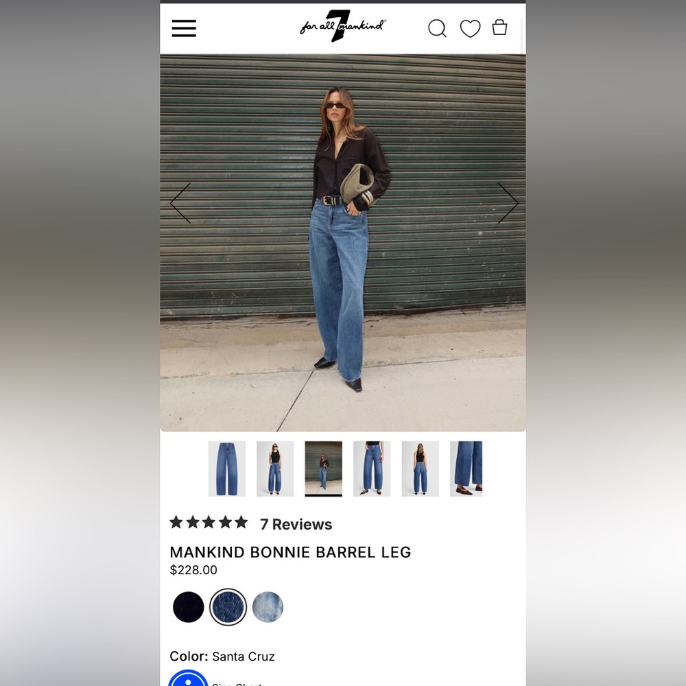 7 For All Mankind Bonnie Jeans